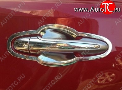2 999 р. Накладки под ручки дверей (мыльницы) СТ Toyota RAV4 XA40 5 дв. дорестайлинг (2012-2015) (Неокрашенные)  с доставкой в г. Кемерово