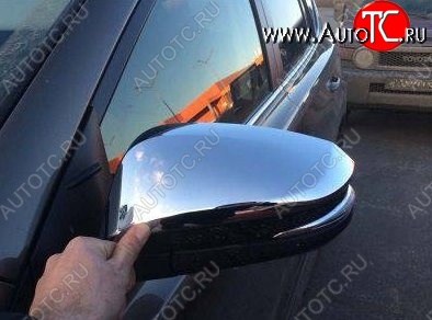 4 199 р. Накладки на зеркала CT v1 Toyota RAV4 XA40 5 дв. дорестайлинг (2012-2015) (Неокрашенные)  с доставкой в г. Кемерово