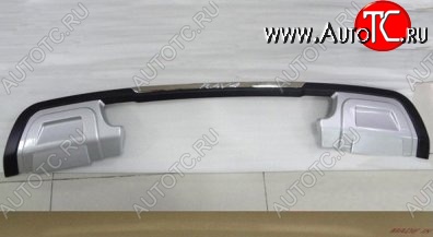 13 299 р. Накладка на задний бампер CT v1 Toyota RAV4 XA40 5 дв. дорестайлинг (2012-2015) (Неокрашенная)  с доставкой в г. Кемерово