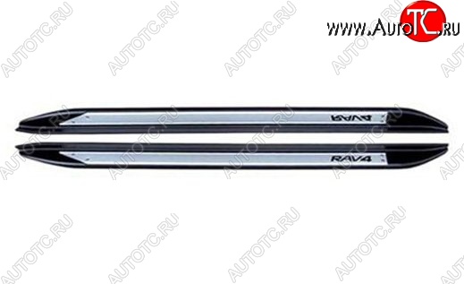 14 399 р. Пороги CT v1 Toyota RAV4 XA40 5 дв. дорестайлинг (2012-2015)  с доставкой в г. Кемерово