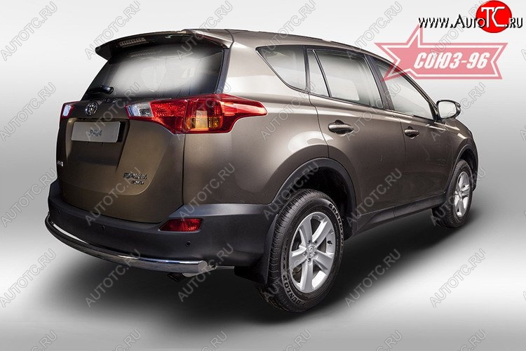 14 219 р. Защита заднего бампера Souz-96 (овал 75х42)  Toyota RAV4  XA40 (2012-2015) 5 дв. дорестайлинг  с доставкой в г. Кемерово