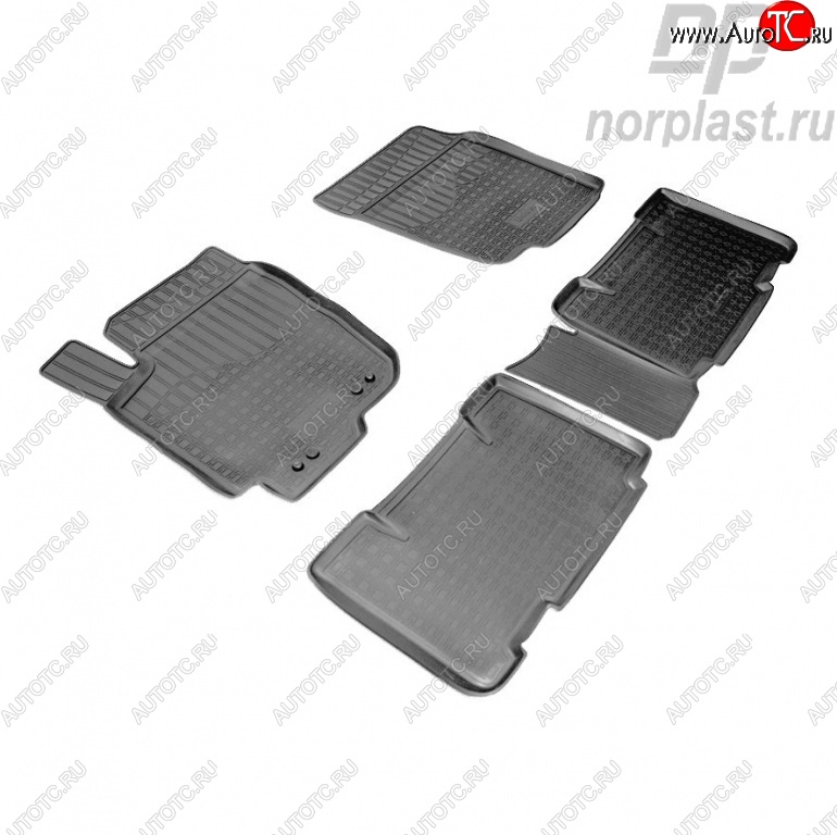 2 499 р. Комплект ковриков в салон Norplast  Toyota RAV4  XA40 (2012-2015) 5 дв. дорестайлинг  с доставкой в г. Кемерово