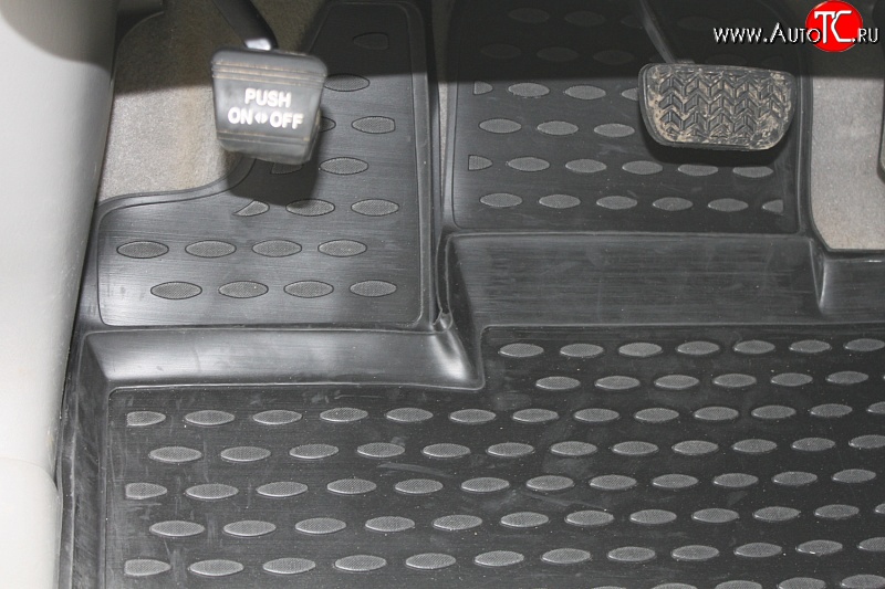 12 599 р. Коврики в салон Element 4 шт. (полиуретан) Toyota Sienna XL20 дорестайлинг (2003-2006) (Серые)  с доставкой в г. Кемерово