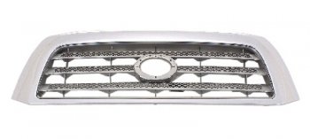 Решётка радиатора SAT Toyota Tundra  XK50 (2007-2009) дорестайлинг (Хром)