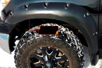 Расширитель арки RA (вылет 80 мм, передний левый) Toyota Tundra  XK50 (2007-2013) дорестайлинг, 1-ый рестайлинг