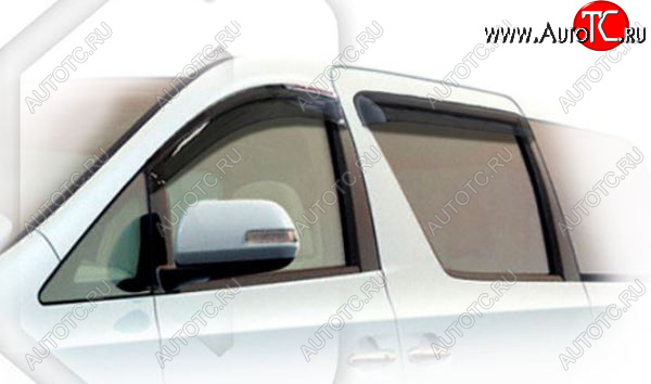 2 299 р. Дефлектора окон CA-Plastiс  Toyota Vellfire (2008-2015) (Classic полупрозрачный)  с доставкой в г. Кемерово