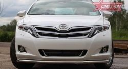 14 219 р. Защита переднего бампера одинарная Souz-96 (d60)  Toyota Venza  GV10 (2008-2012) дорестайлинг  с доставкой в г. Кемерово. Увеличить фотографию 3