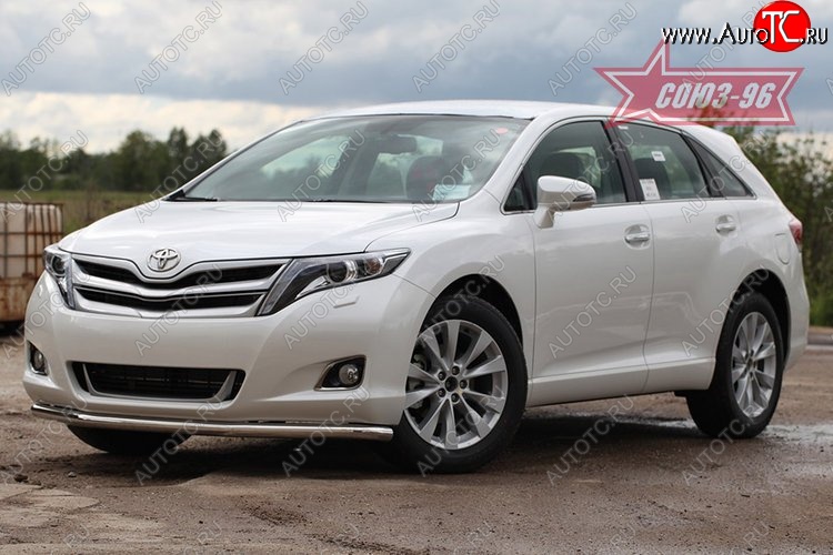 14 219 р. Защита переднего бампера одинарная Souz-96 (d60)  Toyota Venza  GV10 (2008-2012) дорестайлинг  с доставкой в г. Кемерово