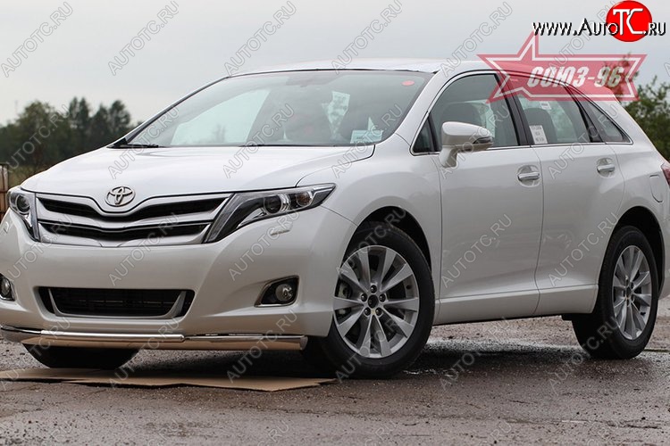 18 449 р. Защита переднего бампера двойная Souz-96 (d75х42/42) Toyota Venza GV10 дорестайлинг (2008-2012)  с доставкой в г. Кемерово