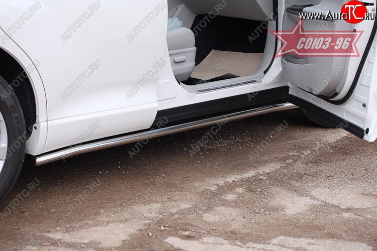 13 409 р. Защита порогов Souz-96 (d42)  Toyota Venza  GV10 (2008-2012) дорестайлинг  с доставкой в г. Кемерово