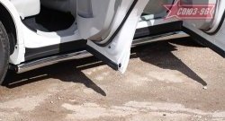 14 417 р. Защита порогов Souz-96 (d60)  Toyota Venza  GV10 (2008-2012) дорестайлинг  с доставкой в г. Кемерово. Увеличить фотографию 2