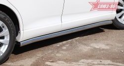 14 417 р. Защита порогов Souz-96 (d60)  Toyota Venza  GV10 (2008-2012) дорестайлинг  с доставкой в г. Кемерово. Увеличить фотографию 3