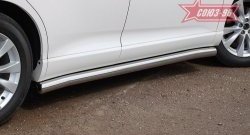 15 119 р. Защита порогов Souz-96 (d76)  Toyota Venza  GV10 (2008-2012) дорестайлинг  с доставкой в г. Кемерово. Увеличить фотографию 2