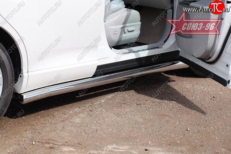 15 119 р. Защита порогов Souz-96 (d76)  Toyota Venza  GV10 (2008-2012) дорестайлинг  с доставкой в г. Кемерово