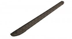 Алюминиевые пороги Slitkoff Optima Black Toyota Venza  GV10 (2008-2012) дорестайлинг