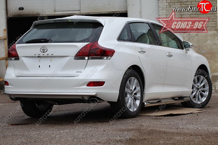 13 409 р. Защита заднего бампера Souz-96 (d42)  Toyota Venza  GV10 (2008-2012) дорестайлинг  с доставкой в г. Кемерово