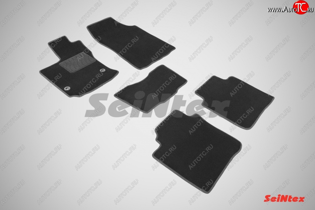 3 599 р. Износостойкие коврики в салон SeiNtex Premium LUX 4 шт. (ворсовые)  Toyota Venza  GV10 (2012-2016) рестайлинг  с доставкой в г. Кемерово