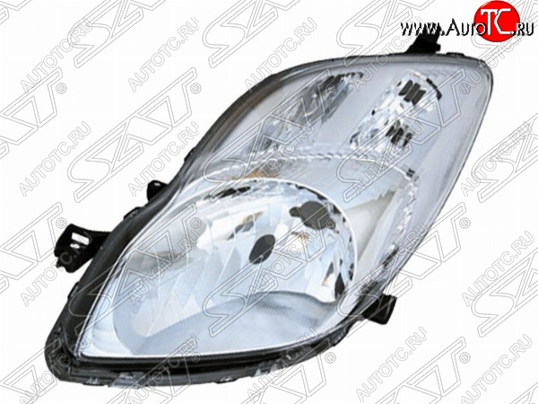 6 999 р. Левая фара передняя SAT (евросвет) Toyota Vitz XP90 хэтчбэк 5 дв. дорестайлинг (2005-2007)  с доставкой в г. Кемерово