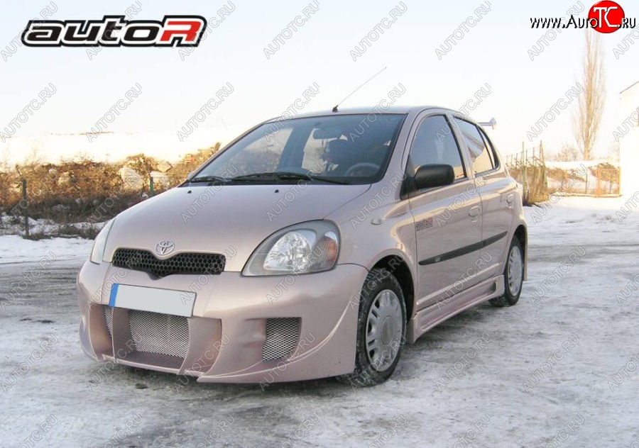 24 999 р. Передний бампер EVO Toyota Yaris XP10 хэтчбэк 5 дв. (1999-2005)  с доставкой в г. Кемерово