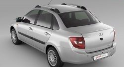 3 059 р. Рейлинги Petroil Tuning на автомобиль  Datsun on-DO (2014-2021), Лада Гранта  2190 (2011-2017), Лада Гранта Спорт ( 2191,  2190) (2023-2025) (Серебристые)  с доставкой в г. Кемерово. Увеличить фотографию 2