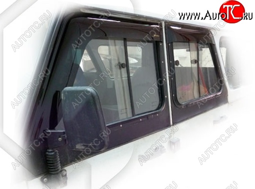 2 079 р. Дефлектора окон CA-Plastic Уаз 315195 Хантер (2003-2025) (Classic полупрозрачный)  с доставкой в г. Кемерово