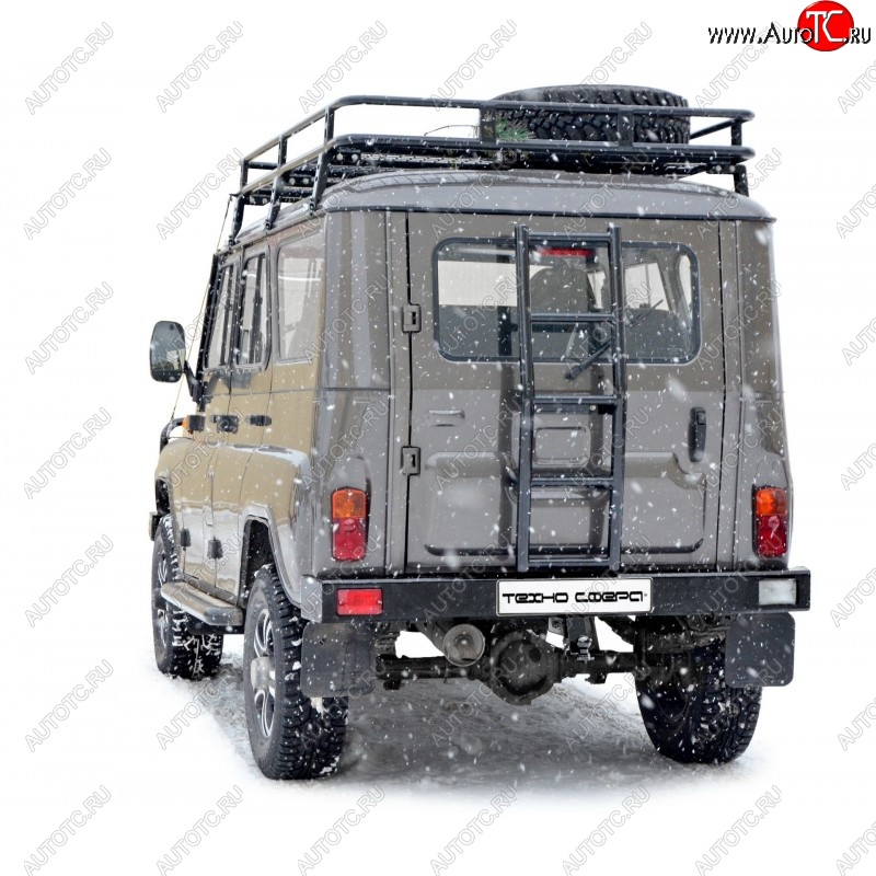 29 999 р. Задний силовой бампер Техно Cфера (под ТСУ)  Уаз 315195 Хантер (2003-2025)  с доставкой в г. Кемерово