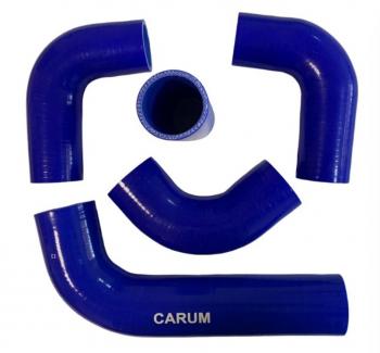 Патрубки радиатора (ЗМЗ 409 инжектор силикон) CARUM Уаз 315195 Хантер (2003-2025) (комплект 5 шт.)