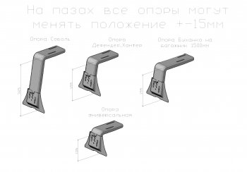 67 969 р. Багажник (корзина) (для а/м без люка, 1500х2750 мм) РИФ ГАЗ Соболь 2217 автобус дорестайлинг  (1998-2002)  с доставкой в г. Кемерово. Увеличить фотографию 8