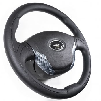 3 599 р. Рулевое колесо Turbo (Ø360)  Уаз Патриот ( 3163 5 дв.,  Карго,  23632,  3163 5-дв.) (2005-2016) дорестайлинг, дорестайлинг пикап, 1 рестайлинг пикап, 1-ый рестайлинг, рестайлинг 1 (Карбон)  с доставкой в г. Кемерово. Увеличить фотографию 3