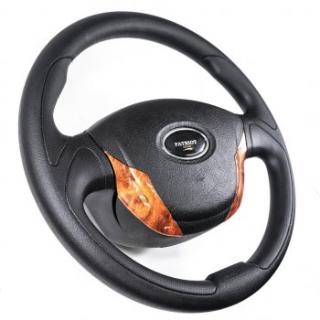 3 599 р. Рулевое колесо Turbo (Ø360)  Уаз Патриот ( 3163 5 дв.,  Карго,  23632,  3163 5-дв.) (2005-2016) дорестайлинг, дорестайлинг пикап, 1 рестайлинг пикап, 1-ый рестайлинг, рестайлинг 1 (Дерево)  с доставкой в г. Кемерово. Увеличить фотографию 2