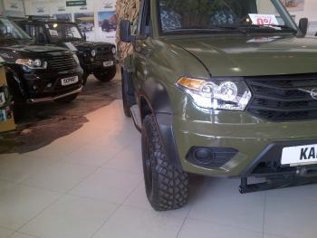 14 999 р. Расширители арок RalexTuning (+30 мм)  Уаз Патриот ( 3163 5 дв.,  Спорт,  3163 5-дв.) (2005-2025) дорестайлинг, 1-ый рестайлинг, 2-ой рестайлинг (Текстурная поверхность (шагрень), С одним бензобаком)  с доставкой в г. Кемерово. Увеличить фотографию 14
