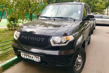 8 499 р. Решетка радиатора CrTuning - Чёрный БРУТ  Уаз Патриот ( 23632,  3163 5-дв.,  3163 5 дв.) (2014-2025) 1 рестайлинг пикап, 1-ый рестайлинг, 2-ой рестайлинг пикап, 2-ой рестайлинг (Без надписи PATRIOT)  с доставкой в г. Кемерово. Увеличить фотографию 6