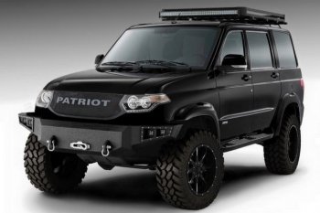 8 499 р. Решетка радиатора CrTuning - Чёрный БРУТ  Уаз Патриот ( 23632,  3163 5-дв.,  3163 5 дв.) (2014-2025) 1 рестайлинг пикап, 1-ый рестайлинг, 2-ой рестайлинг пикап, 2-ой рестайлинг (Без надписи PATRIOT)  с доставкой в г. Кемерово. Увеличить фотографию 7