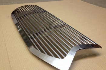 10 099 р. Решетка радиатора CrTuning Ламель Уаз Патриот 23632 2-ой рестайлинг пикап (2016-2025) (Без защиты фар)  с доставкой в г. Кемерово. Увеличить фотографию 5