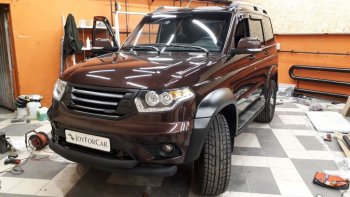6 499 р. Решётка радиатора Style  Уаз Патриот ( 3163 5-дв.,  3163 5 дв.) (2014-2025) 1-ый рестайлинг, 2-ой рестайлинг (Окрашенная)  с доставкой в г. Кемерово. Увеличить фотографию 19