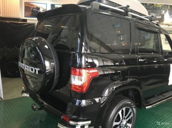 6 899 р. Непродувной Спойлер-козырёк RalexTuning V1  Уаз Патриот ( 3163 5 дв.,  Спорт,  3163 5-дв.) (2005-2025) дорестайлинг, 1-ый рестайлинг, 2-ой рестайлинг (Окрашенный)  с доставкой в г. Кемерово. Увеличить фотографию 22