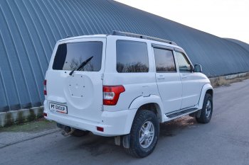 8 489 р. Рейлинги Petroil Tuning  Уаз Патриот ( 3163 5-дв.,  3163 5 дв.) (2014-2025) 1-ый рестайлинг, 2-ой рестайлинг (Цвет: серебристый муар)  с доставкой в г. Кемерово. Увеличить фотографию 4