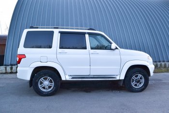 8 489 р. Рейлинги Petroil Tuning  Уаз Патриот ( 3163 5-дв.,  3163 5 дв.) (2014-2025) 1-ый рестайлинг, 2-ой рестайлинг (Цвет: серебристый муар)  с доставкой в г. Кемерово. Увеличить фотографию 5