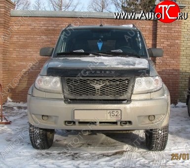 999 р. Дефлектор капота Russtal Уаз Патриот 3163 5 дв. дорестайлинг (2005-2013)  с доставкой в г. Кемерово