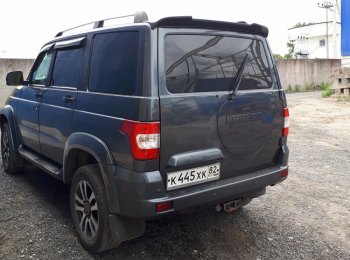 4 499 р. Заглушка места под запасное колесо Ralex  Уаз Патриот ( 3163 5 дв.,  3163 5-дв.) (2005-2025) дорестайлинг, 1-ый рестайлинг, 2-ой рестайлинг (Авантюрин (черный металлик до 2016 г.))  с доставкой в г. Кемерово. Увеличить фотографию 6