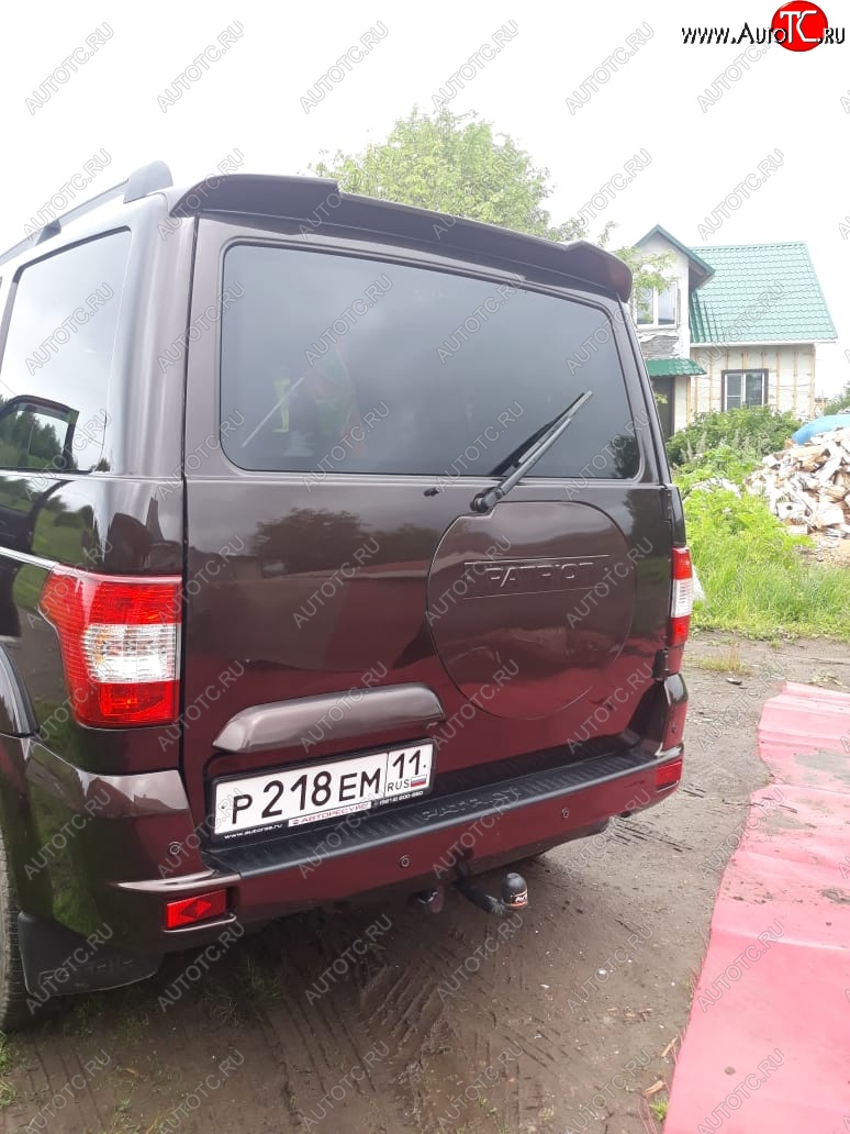 4 499 р. Заглушка места под запасное колесо Ralex  Уаз Патриот ( 3163 5 дв.,  3163 5-дв.) (2005-2025) дорестайлинг, 1-ый рестайлинг, 2-ой рестайлинг (Авантюрин (черный металлик до 2016 г.))  с доставкой в г. Кемерово
