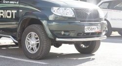 5 249 р. Одинарная защита переднего бампера диаметром 63 мм Petroil Tuning  Уаз Патриот  3163 5 дв. (2005-2013) дорестайлинг  с доставкой в г. Кемерово. Увеличить фотографию 2