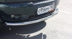 Одинарная защита переднего бампера диаметром 63 мм Petroil Tuning Уаз Патриот  3163 5 дв. (2005-2013) дорестайлинг