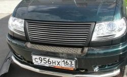 Одинарная защита переднего бампера диаметром 76 мм Ralex Tuning Уаз Патриот  3163 5 дв. (2005-2013) дорестайлинг