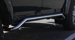 8 499 р. Защита порогов из круглой трубы диаметром 51 мм Petroil Tuning  Уаз Патриот  3163 5 дв. (2005-2013) дорестайлинг  с доставкой в г. Кемерово. Увеличить фотографию 2