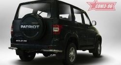 Защита заднего бампера из боковых уголков (d60) Souz-96 Уаз Патриот ( 3163 5-дв.,  3163 5 дв.) (2014-2025) 1-ый рестайлинг, 2-ой рестайлинг