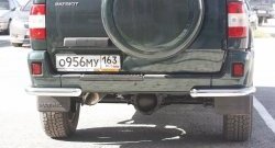4 999 р. Защита заднего бампера из двух боковых уголков диаметром 63 мм Petroil Tuning  Уаз Патриот  3163 5 дв. (2005-2013) дорестайлинг  с доставкой в г. Кемерово. Увеличить фотографию 4