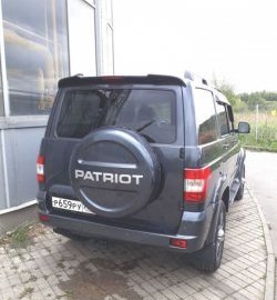 5 399 р. Непродувной спойлер-козырёк Ralex-Tuning V2 (со стоп сигналом) Уаз Патриот 3163 5-дв. 1-ый рестайлинг (2014-2016) (Неокрашенный)  с доставкой в г. Кемерово. Увеличить фотографию 24