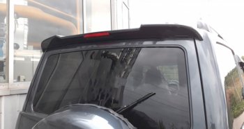 Непродувной спойлер-козырёк Ralex-Tuning V2 (со стоп сигналом) Уаз Патриот ( 3163 5 дв.,  3163 5-дв.) (2005-2025) дорестайлинг, 1-ый рестайлинг, 2-ой рестайлинг (Неокрашенный)