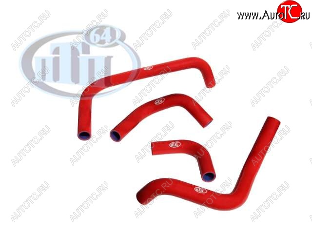 1 499 р. Комплект патрубков радиатора ПТП64 Уаз Патриот 3163 5 дв. дорестайлинг (2005-2013)  с доставкой в г. Кемерово